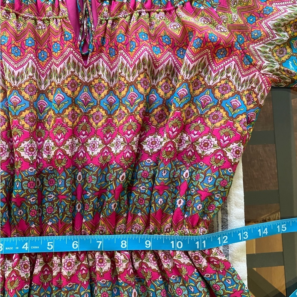 Diane Von Furstenberg DVF Pink Colorful Floral Parry Silk Dress 4 - Picture 13 of 16